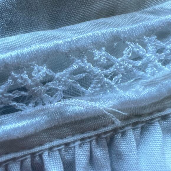 J Crew Embroidered Apron Dress Size 20 White - Picture 9 of 16